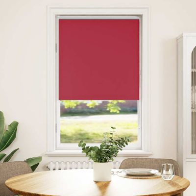 vidaXL Zatemňovacia roleta červená 65x150 cm, šírka látky 60,7 cm, polyester