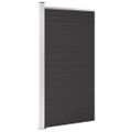 vidaXL Plotový panel WPC 95x186 cm čierny