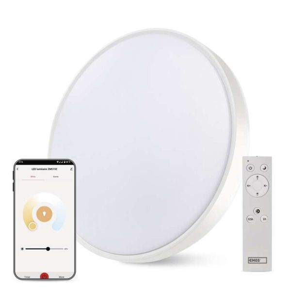 Inteligentné LED svietidlo GoSmart, prisadené, kruhové, 45W, CCT, stmievateľné, WiFi