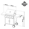 Plynový gril G21 Oklahoma BBQ Premium Line 3 horáky + zadarmo redukčný ventil