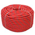 vidaXL Lodné polypropylénové lano 18 mm 50 m červené