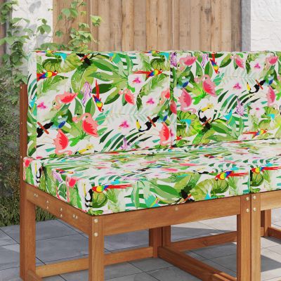 vidaXL Vankúš na vonkajšiu pohovku 2 pcs farebné Polyester