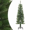vidaXL Umelý úzky vianočný stromček s podstavcom 120 cm PE