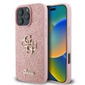 Puzdro Guess pre iPhone 16 Pro 6,3" GUHCP16LHG4SGP Fixed Glitter Big 4G ružové
