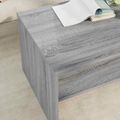 vidaXL Konferenčný stolík Sivý Sonoma 80 x 50 x 40 cm Kompozitné drevo