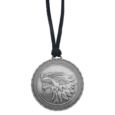 Amulet Game of Thrones - znak Starkov De Luxe