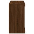 vidaXL Komoda s LED svetlami hnedý dub 81x37x67 cm