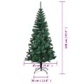 vidaXL Umelý vianočný stromček s farebnými vetvičkami zelený 120cm PVC
