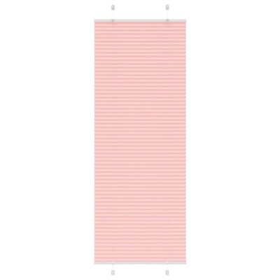 vidaXL Plisovaná roleta ružová 70x200 cm šírka látky 69,4 cm polyester