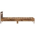 vidaXL Rám postele Staré drevo 75 x 190 cm Kompozitné drevo