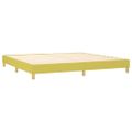 vidaXL Posteľný rám s boxspringom zelená 200x200 cm látka