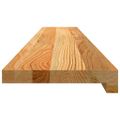 vidaXL Okenný parapet 2 ks svetlohnedá 120x20x2 cm dubový masív
