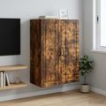 vidaXL Nástenná skrinka 66 x 34,5 x 90 cm Kompozitné drevo Dymový dub