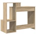vidaXL Stôl Sonoma dub 106 x 41 x 88.5 cm Kompozitné drevo