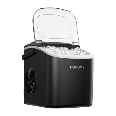 Výrobník ľadových kociek Euhomy IM001, 1,2 l, 12 kg (čierny)