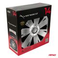 Poklice Energy 14" strieborná sada 4 ks COLOR BOX