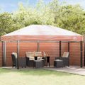 vidaXL Náhradný kryt pre altánok 400 x 300 x 32 cm Priehľadná PVC
