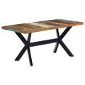 vidaXL Jedálenský stôl 160x80x75 cm, recyklovaný masív