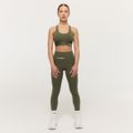 Dámske legíny Combat Olive Grey - GymBeam, veľkosť S