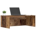 vidaXL Nástenný stôl Staré drevo Kompozitné drevo 80 x 45 x 30 cm