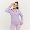 Dámska mikina so zipsom Limitless Lavender - GymBeam, veľkosť S, veľkosť oblečenia S
