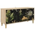 vidaXL TV skrinka RHENEN 102 x 33 x 50 cm Sonoma Kompozitné drevo