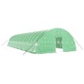 vidaXL Fóliovník s oceľovým rámom zelený 96 m² 16x6x2,85 m