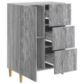 vidaXL Servírovacia skriňa Sivý Sonoma 66 x 34,5 x 90 cm