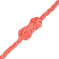vidaXL Pletené lano polypropylénové 14 mm 250 m oranžové
