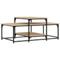 vidaXL Konferenčný stolík dub sonoma 102x60x45 cm kompozitné drevo