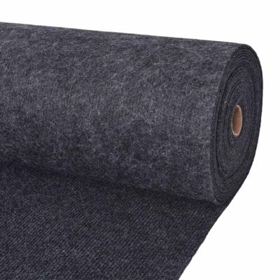 vidaXL Koberec Antracitová 1,2 x 10 m Polyester