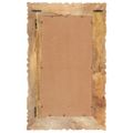 vidaXL Zrkadlo 80x50 cm masívne mangovníkové drevo