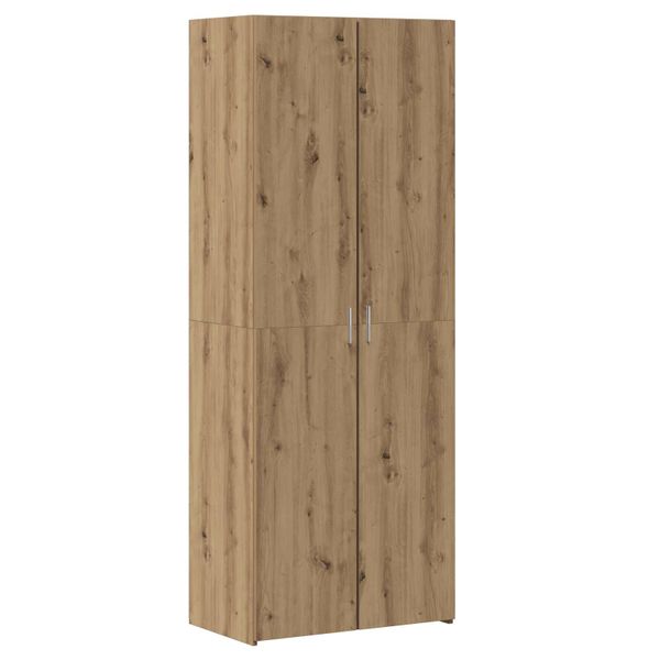 vidaXL Highboard 2 pcs Remeselný dub 70 x 42,5 x 185 cm