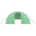 vidaXL Fóliovník s oceľovým rámom zelený 24 m² 6x4x2 m