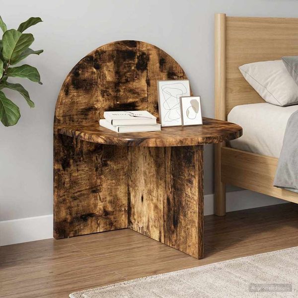 vidaXL Nočný stolík 2 pcs Dymový dub 40 x 35,5 x 45,5 cm