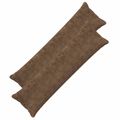 vidaXL Poťah na podložku 2 ks HOUTEN Svetlohnedá 40 x 145 cm