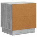 vidaXL Nočný stolík 2 ks Sivá sonoma 43 x 34,5 x 44,5 cm
