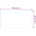 vidaXL Nástenná magnetická tabuľa biela 40x20 cm tvrdené sklo