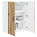 vidaXL Nástenná skrinka PORTO Remeselný dub 60 x 31 x 80 cm