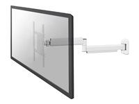 Držiak - pre Displej LCD - zdravotnícky - biela - veľkosť obrazovky: 10"-40" - montáž na stenu