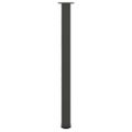 vidaXL Nohy barového stola 4 ks antracitové 110-112 cm oceľové