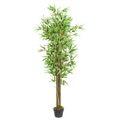 vidaXL Umelý bambusový strom 1288 listov 180 cm zelený