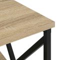 vidaXL Nočný stolík Sonoma dub 41,5 x 40,5 x 55 cm Kompozitné drevo