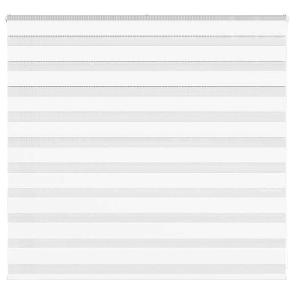 vidaXL Zebra roleta biela 155x100 cm šírka látky 150,9cm polyester