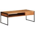 vidaXL Konferenčný stolík 110x55x40 cm, akáciový masív