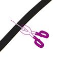 vidaXL Samolepiaca penová páska 2 ks Čierna 10mm x 10m CR Pena