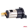 Přídavná elektrická zásuvka s klapkou 250 W 12 V 24 V AMiO-04434