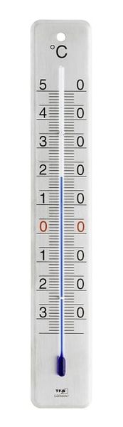 12.2046.61 TFA Vnútorný/vonkajší teplomer, nehrdzavejúca oceľ