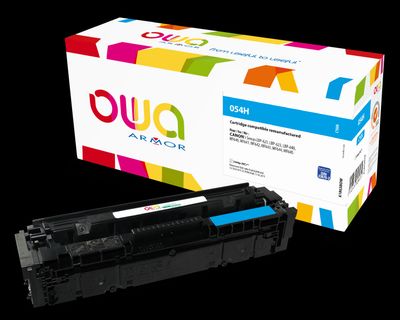 OWA Armor toner kompatibilný s Canon CRG-054H C, 2300st, modrá/cyan