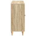 vidaXL Servírovacia skriňa Dub sonoma 89 x 34,5 x 80 cm